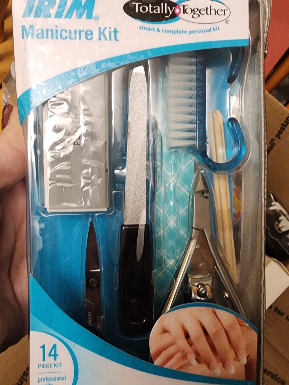 Trim Totally Together Blue Manicure Kit